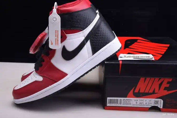 1st Kicks Shoes Satin 1 Air Jordan High WMNS CD0461-601 Snake OG 0503